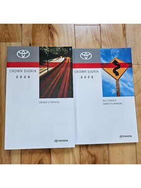 2026 TOYOTA CROWN SIGNIA Owner's Manual & Multimedia